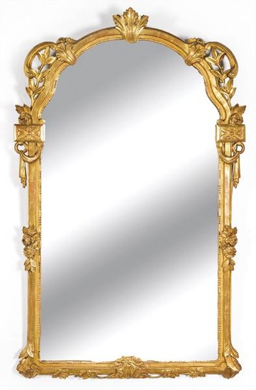 Mirror, Louis XV style. Frame in wood carved and