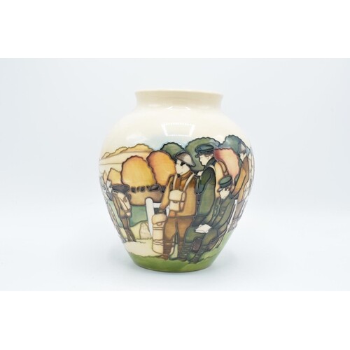 Moorcroft limited edition vase Welcome Home by Paul Hilditch...