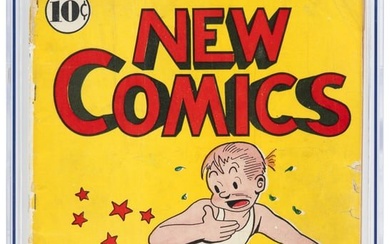 NEW COMICS #7 * Siegel & Shuster's FEDERAL MEN