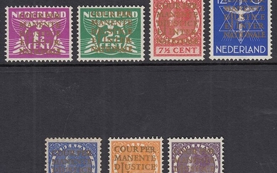 Netherlands 1934 - Official stamps, Cour de Justice - NVPH D9/D15