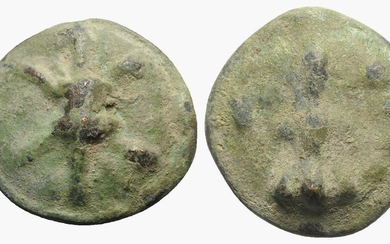 Northern Apulia, Luceria, c. 217-212 BC. Cast Æ Quatrunx (30mm,...