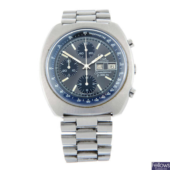 OMEGA - a stainless steel Speedsonic chronograph bracelet watch, 43mm.