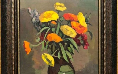 Oil painting Flowers Olgert Jaunarais