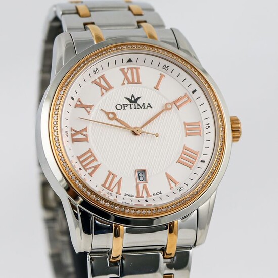 Optima - Swiss diamond watch - OSM334-SR-D-1 "NO RESERVE PRICE" - Men - 2011-present