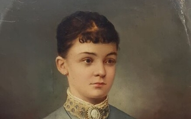Österreichische Schule des XIX.-XX. Jahrhunderts - Portrait einer Dame