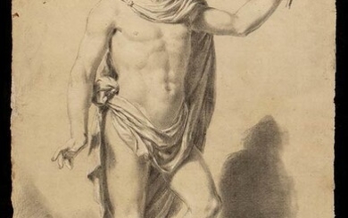 PIETRO FANCELLI (Bologna, 1765 - 1805) Study of a male...