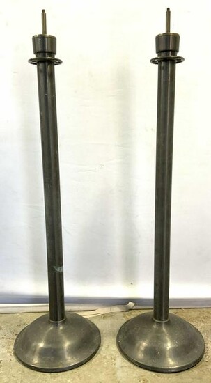 Pair LAWRENCE Metal Outdoor Stanchions