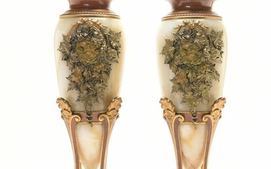 Pair of Italian Neoclassical Style Gilt Bronze Mounted