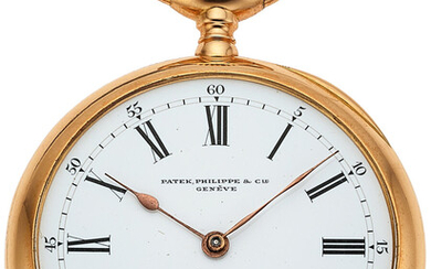 Patek Philippe, 18k Gold Chronometro Gondolo, circa 1907 Case:...