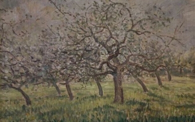 Paul Emile Pissarro (1884-1972) - Le printemps: les pommiers en fleurs