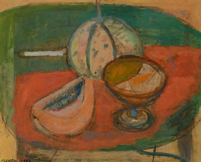 Pierre Lesieur French, 1922-2011 Cantaloupe and Coupe