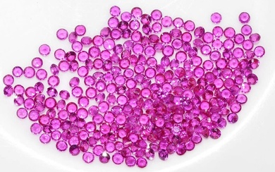 Pink Sapphire 1 MM Round Diamond Cut 500 Pieces
