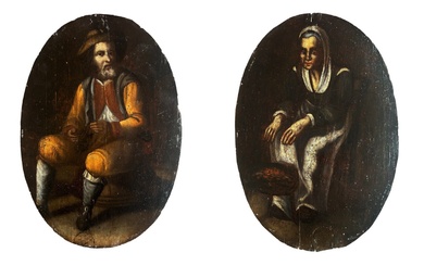 Pittore lombardo della prima metà del XVIII secolo, Ritratti di...