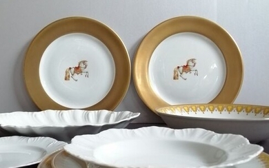Porcelaine de Paris e Atmospheria Limoges France - table service 29 pieces - Porcelain