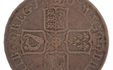 Queen Anne 1707 silver half crown