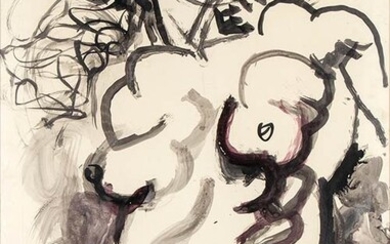 RENATO GUTTUSO (Bagheria, 1911 - Roma, 1987) Naked woman, 1961...