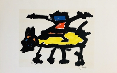 Robert Jacobsen: Figure composition. Signed and numbered Rob. Jacobsen, 75/75. Sheet size 51.5×73 cm. Unframed.