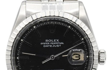 Rolex Datejust, Reference 1601-3, Stainless Steel Wristwatch, Circa 1974