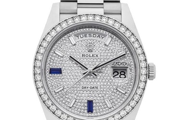 Rolex Day-Date 40 228349RBR-0036 - Day Date Automatic Diamond Dial None Men's Watch