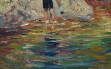 Ronald Ossory Dunlop (Ireland 1894-1973) - Out to swim