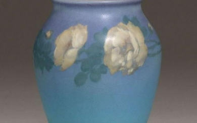Rookwood Matte Floral Vellum Vase Ed Diers 1925