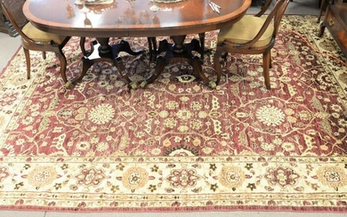 Room size oriental rug, 9' x 11' 8".