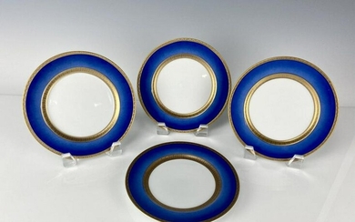 SET OF 4 IMPERIAL FABERGE CAKE PLATES