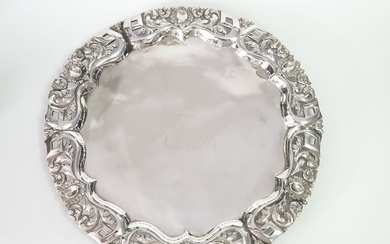 Salver - .900 silver - France - Mid 19th century