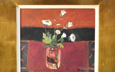 Sandy Murphy (British b.1956) Jar of Garden Flowers