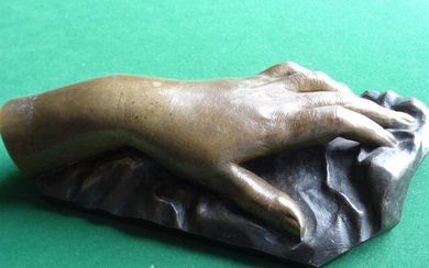 Sculpture, Sculpture of a hand - Bronze