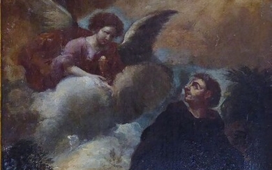 Scuola emiliana del XVIII secolo - San Antonio da Padova resuscita un giovane
