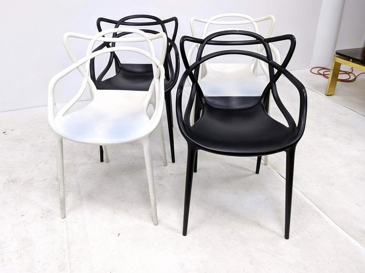 Set 4 PHILIPPE STARCK for KARTELL Masters Chairs. Molde