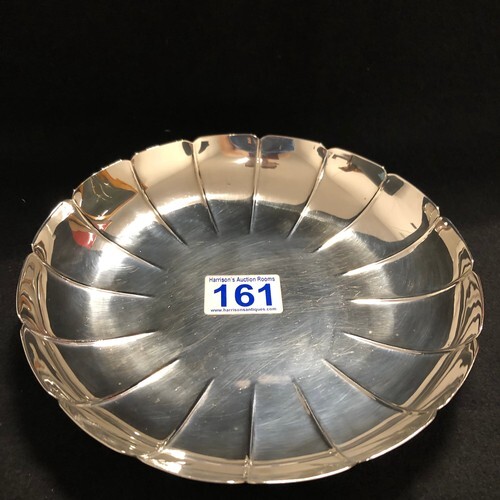 Silver bowl hall marked 296g