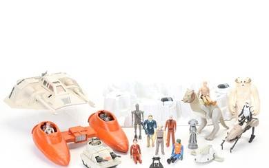 "Star Wars" Action Figures, Ships and Playset Items, 1977-1982