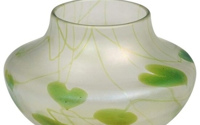 Steuben New Intarsia Ware Glass Vase