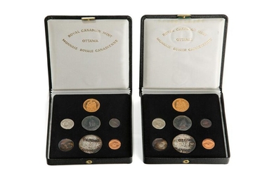 TWO 1967 ROYAL CANADIAN MINT CENTENNIAL PROOF SETS