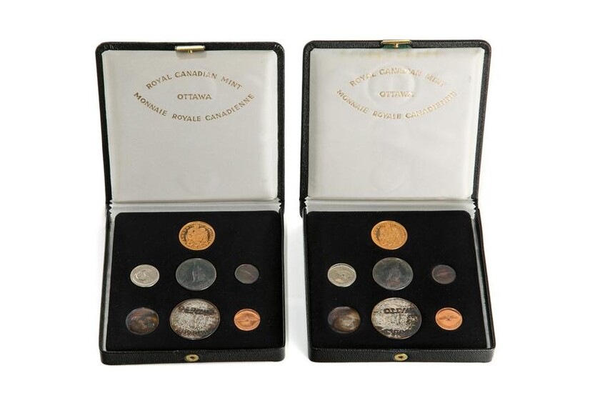 TWO 1967 ROYAL CANADIAN MINT CENTENNIAL PROOF SETS