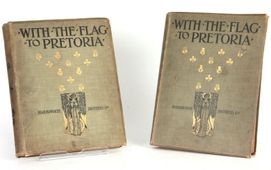 TWO ART NOUVEAU BOOK VOLUMES (WITH THE FLAG TO PRE