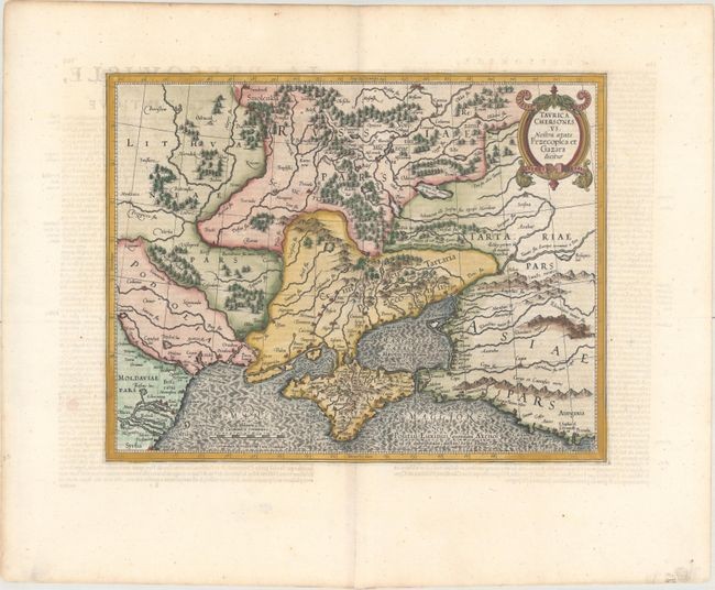"Taurica Chersonesus Nostra Aetate Przecopsca et Gazara Dicitur", Mercator/Hondius