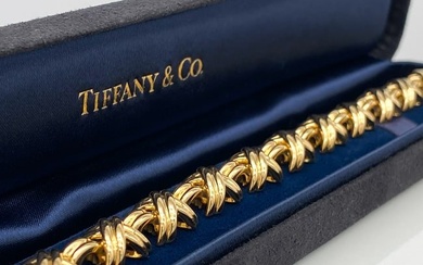 Tiffany & Co. Signature X 18k Yellow Gold Bracelet