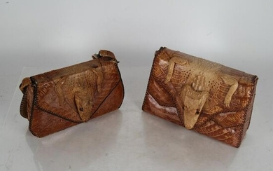 Two Alligator Ladies Pocketbooks