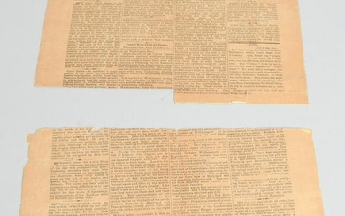 VICKSBURG JULY 4 1863 FACSIMILE NEWSPAPER