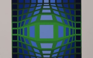 Victor Vasarely (1906-1997) - Gyemant, 1973 - Hand-signed & numbered