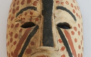 Vintage African Krobo Tribe Mask