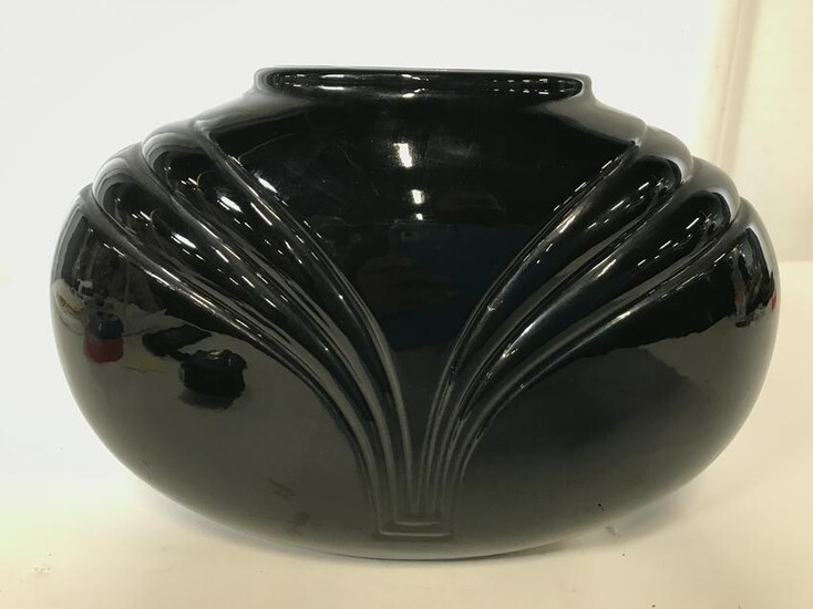 Vintage HAEGER Wide Set Porcelain Vase Vessel
