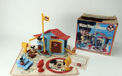 WEEBLES MICKEY MOUSE CLUBHOUSE IN BOX 1976