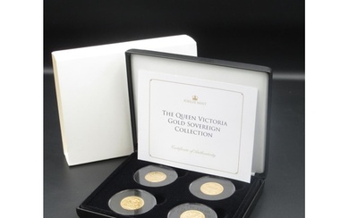 Jubilee Mint The Queen Victoria Gold Sovereign Collection, i...