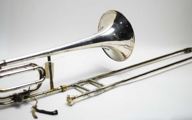 Wilhelm Monke B flat and F bass trombone
