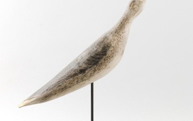 YELLOWLEGS DECOY Maker unknown. In running form. Length 14".