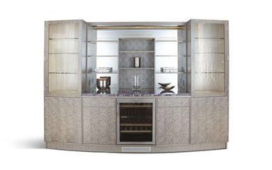 ZELOUF & BELL Four Seasons Cocktail Cabinet. A...